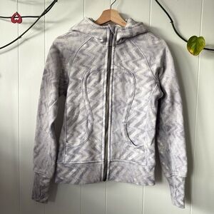 Lululemon Scuba Hoodie Blazer Fossil / White Size 4